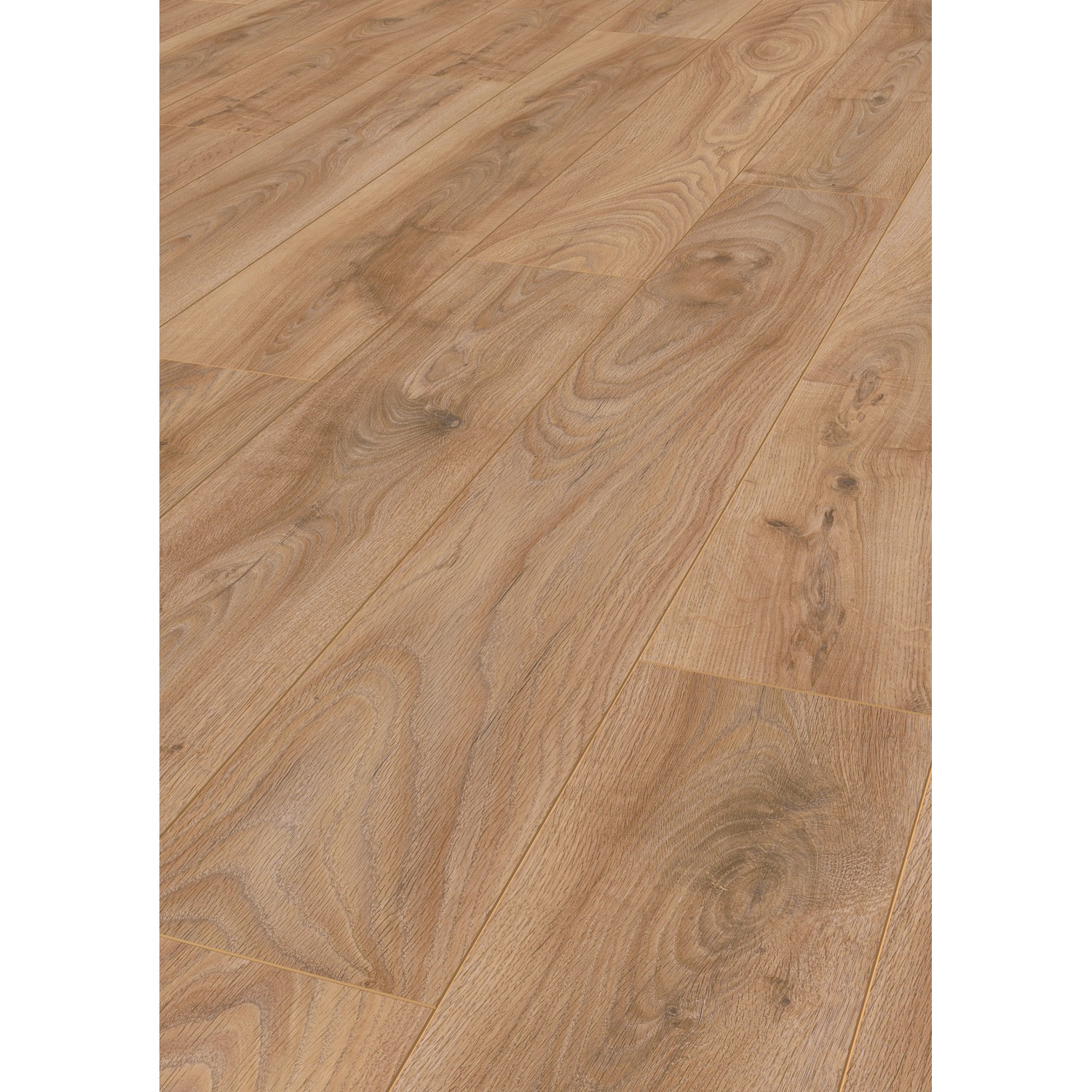 Designboden Binyl Pro Heirloom Oak 4V Laminat: Detailaufnahme der Holzoptik mit 4V Fuge.