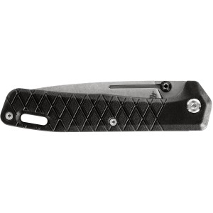 Gerber Zilch Taschenmesser mit schwarzem Griff und 7,9 cm Klinge.