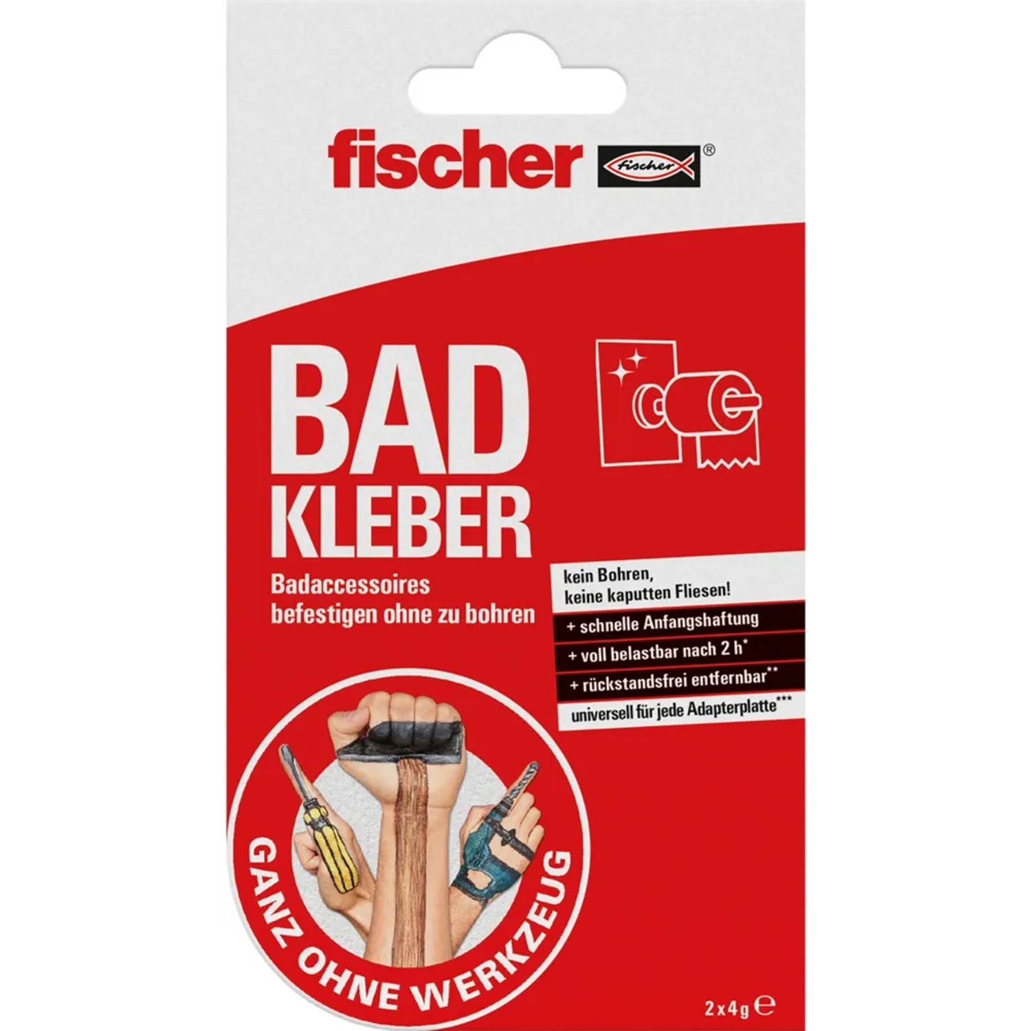 Fischer Bad Kleber 2 x 4 g kaufen bei OBI