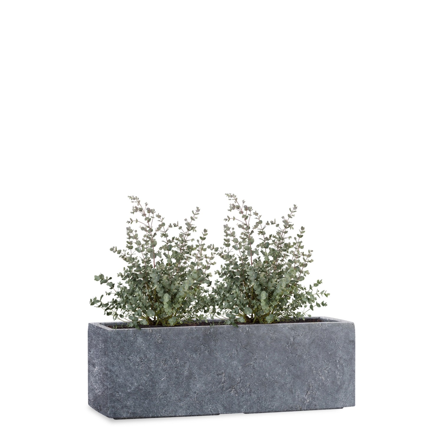 Pflanzwerk Pflanzkübel Tub Premium Frostbeständig Lava 50 cm Anthrazit_2