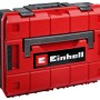 Einhell Werkzeugkoffer E-Case, 80-teilig, rot/schwarz. Robuster Werkzeugkasten für Werkstatt und Haushalt.