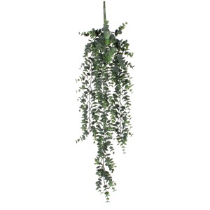Hängende Eukalyptus Kunstpflanze von Mica Decorations, 78 cm hoch, grüne Blätter.