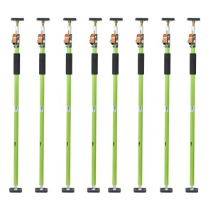 TRUTZHOLM 8x Einhandstütze 160 bis 290 cm Montagestütze Deckenstütze 60 kg Höhenverstellbar