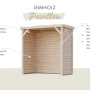 Karibu Pavillon Cannes S naturbelassen 231 cm x 124 cm_7