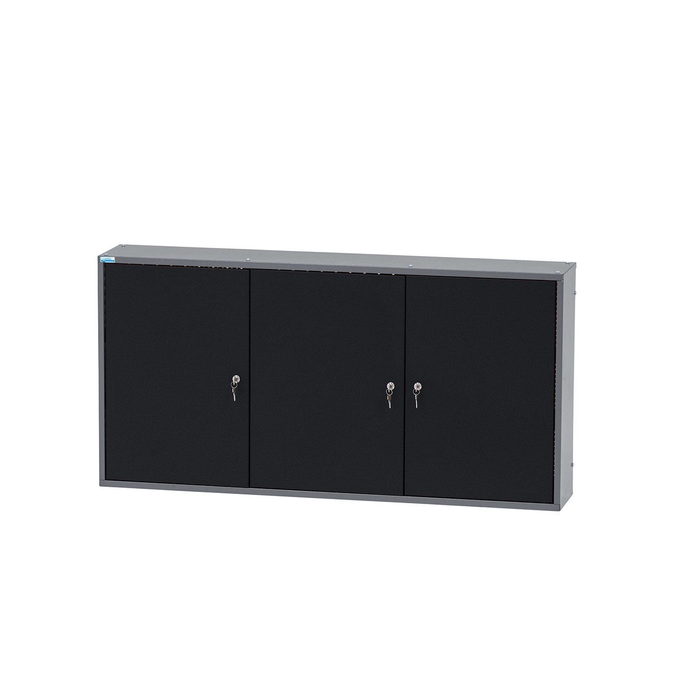 Küpper Hängeschrank 70189 Schwarz - 36 Sichtboxen 240x60x20cm