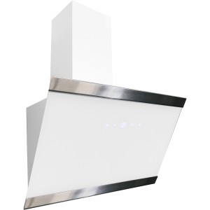 Respekta Kopffreihaube CH89060W, 60 cm, weiß, mit Touch-Control und LED-Beleuchtung.