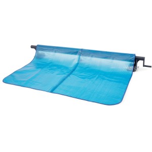 Intex Aufrollvorrichtung für Pool Solarplane, blau, für Frame Pools von 274-488 cm Breite.