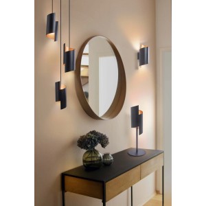 Ledvance Smart+ WiFi Pendelleuchte Decor Twist, schwarz, 150 cm, im Wohnraum.