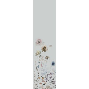 Marburg Vliestapete Blumen Crushed-Optik Modern 270 cm x 70 cm Blau