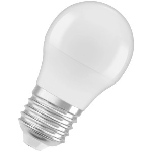 Bellalux E27 LED-Lampe in Tropfenform, 4,9W, neutralweiß. Energiesparend und langlebig.