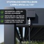 Elektrisch verstellbare Aluminium-Lamellen des Weide Deluxe Plus Pavillons für optimalen UV- und Regenschutz.