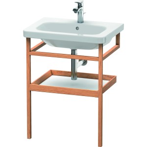 Duravit Handtuchhalter mit Ablage, DuraStyle, 59 cm, weiß matt und Eiche massiv.