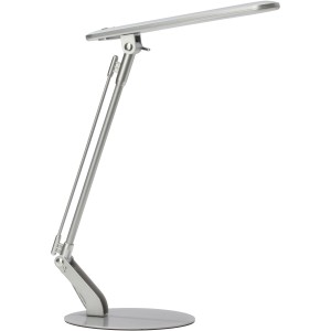 Verstellbare LED-Tischlampe Brendan in Titanoptik, 6W, ideal für den Schreibtisch.