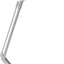 Verstellbare LED-Tischlampe Brendan in Titanoptik, 6W, ideal für den Schreibtisch.