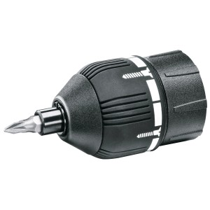 Bosch Drehmoment-Aufsatz Ixo für präzises Schrauben, Detailaufnahme.