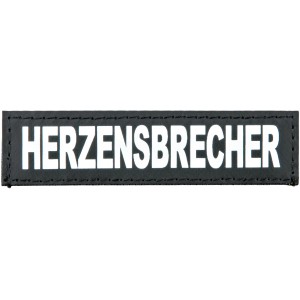 Julius K-9 Klettsticker "Herzensbrecher" für Hundegeschirr, XS
