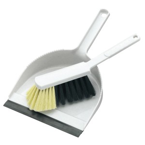 Kehrgarnitur Kunststoff Granit mit Lippe