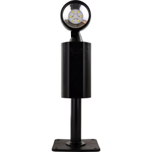 Schwarze Link2Home LED WiFi Außenleuchte mit RGB, 3W, smarte Gartenbeleuchtung.