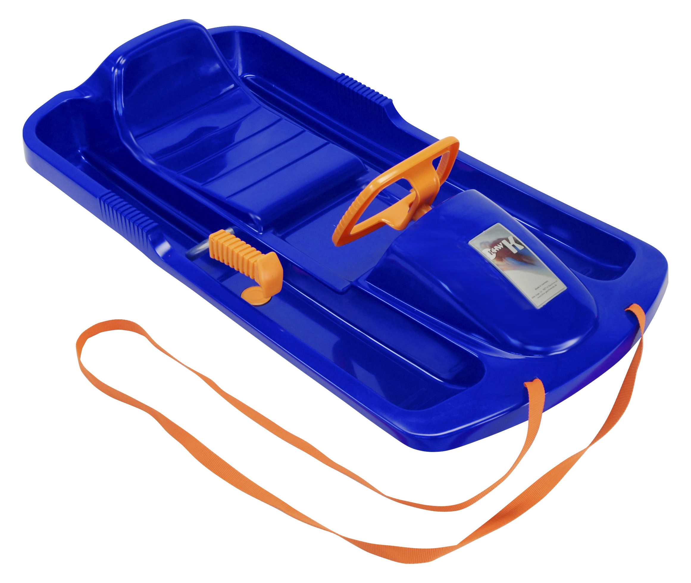 KHW Kunststoff-Lenkschlitten Snow Fox Blau-Orange kaufen bei OBI