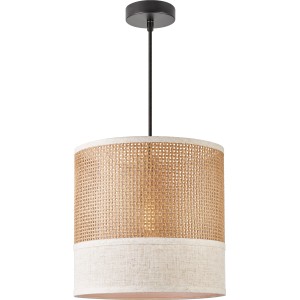 Pendelleuchte Braun-Creme