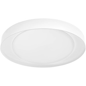 Weiße Ledvance Smart+ WiFi Deckenleuchte Orbis Eye, Ø 49cm, Tunable White für Innenräume.