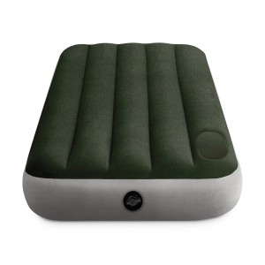 Intex Luftmatratze Dura-Beam Standard Downy Cot, grün, für Camping & Freizeit.