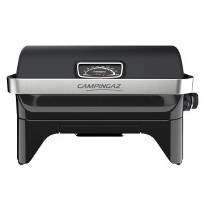 Campingaz Gasgrill Attitude 2go, kompakter Tischgrill mit Thermometer im Deckel.
