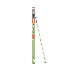 Osram LED-Röhre G13, 6,6W, 450lm, 60cm, für Pflanzenwachstum, neben Verpackung.