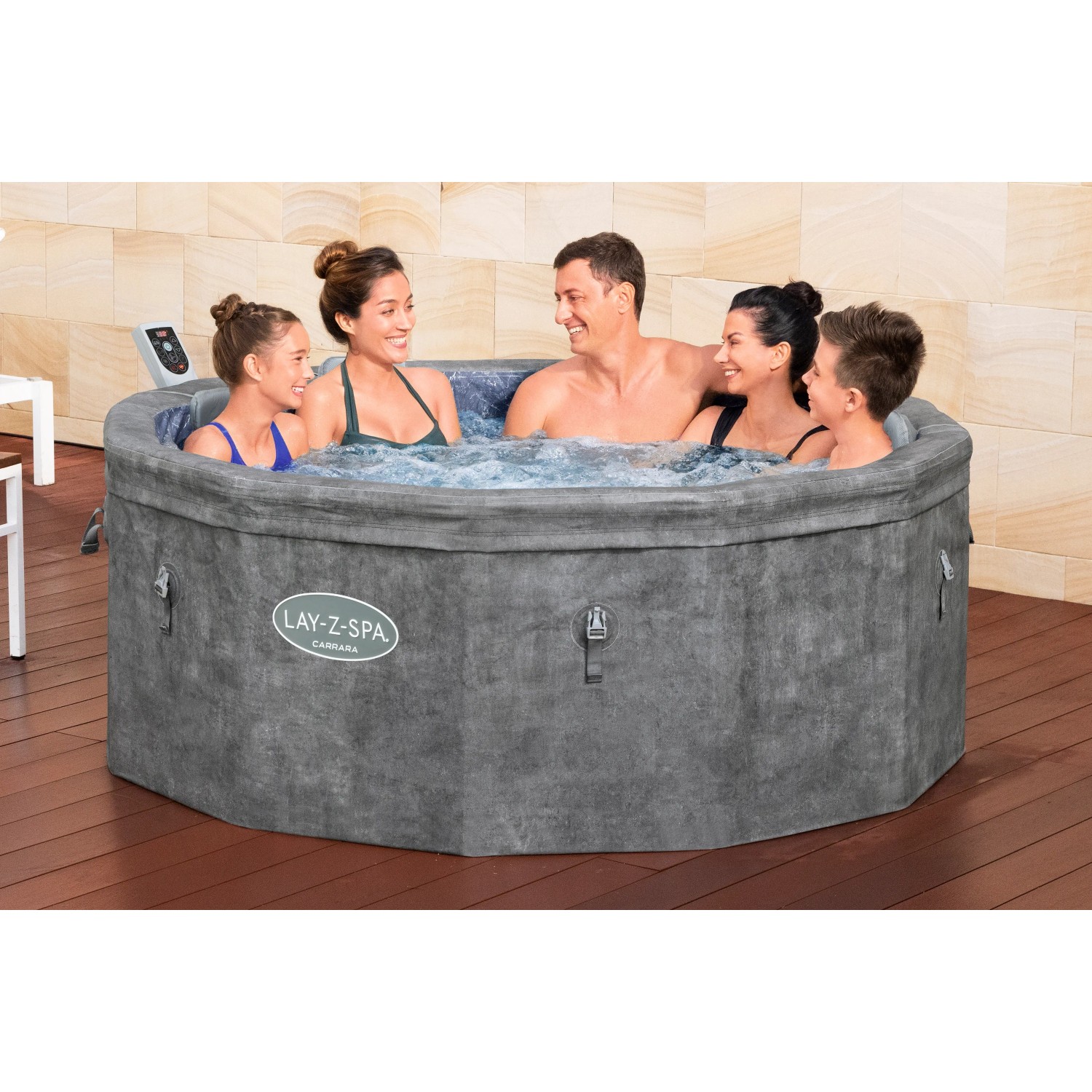 Bestway Whirlpool Carrara AirJet 6 Personen Ø 170 cm x 65 cm_8