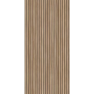Breuer Duschrückwand Scandi Vertikal, Aluminium mit Holzoptik, 150x255 cm.