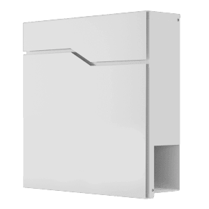 Heidemann Briefkasten DESIGNline BK2 Weiß 38 cm x 38 cm x 11 cm