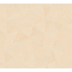 Beige Vliestapete mit grafischem Strukturmuster, matt und leicht strukturiert von AS-Creation.