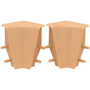 2er-Pack FN Neuhofer Innenecken FU147H Eiche Hell für Sockelleisten, Kunststoff.