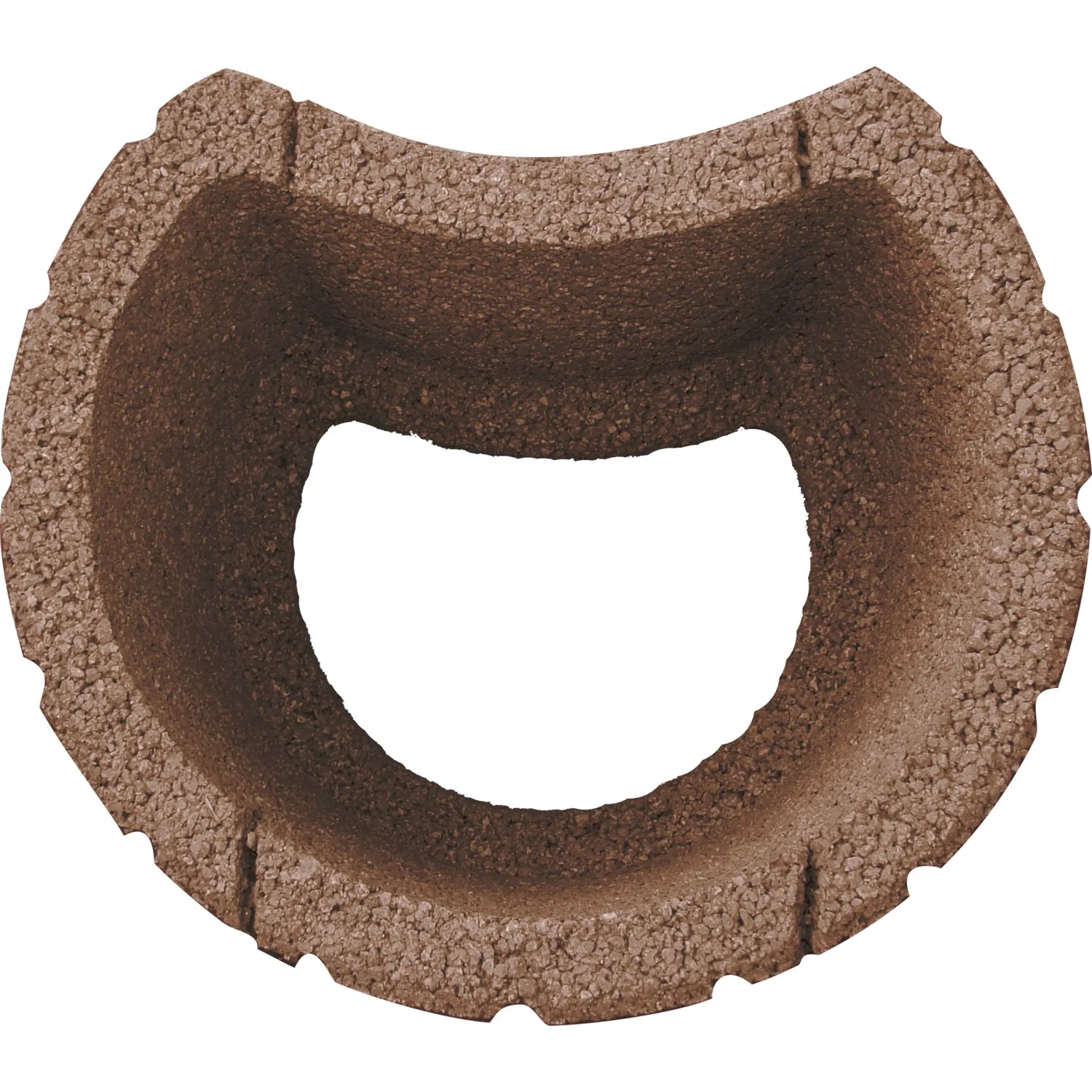 Brauner Hangflor Pflanzring (20x35x28 cm) zur Hangbefestigung und Gartengestaltung.