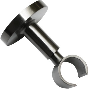 Gardinia Deckenträger Chicago, Titan, für Gardinenstangen mit 20 mm Durchmesser.