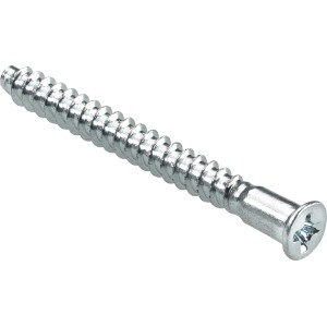 Verbindungsschraube von Hettich, Ø 4 mm x 40 mm, aus verzinktem Stahl.