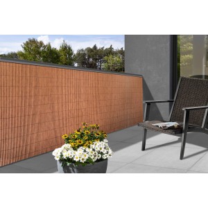 Floraworld Sichtschutz Premium Plus 90 cm x 300 cm Hellbraun