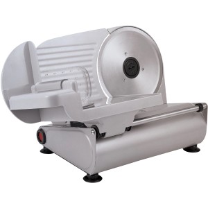 Silva Homeline AS 520 Allesschneider aus Metall mit Edelstahlmesser und Schlitten.