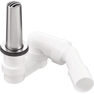 Handwerk Ablaufgarnitur, 1 1/2 Zoll, verchromt, für Duschwannen mit Geruchsverschluss und Ablaufbogen.