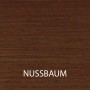 Farbmuster der Bondex Wetterschutz-Lasur in Nussbaum für Holzoberflächen.