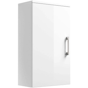 Posseik Bad-Hängeschrank Rima, weiß, 40 cm breit, mit Griff.