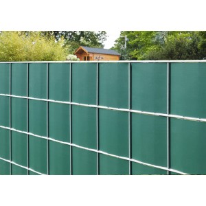 Floraworld Folienstreifen Sichtschutz für Einstabmatten Dunkelgrün 20,5 m x 24cm