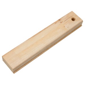 LUX Schlagleiste Laminat Classic aus Buchenholz, 300 mm lang, für Laminat- und Parkettverlegung.