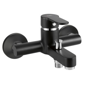 baliv Wannenarmatur WA-5891 Schwarz-Matt
