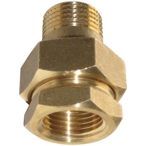 Sanitop-Wingenroth Verschraubung 3/4 Zoll für Heizung/Kesselmontage, Messing