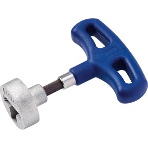 LUX Hakenschrauber Comfort Ø 6 mm mit blauem Griff für Haken und Ringschrauben.