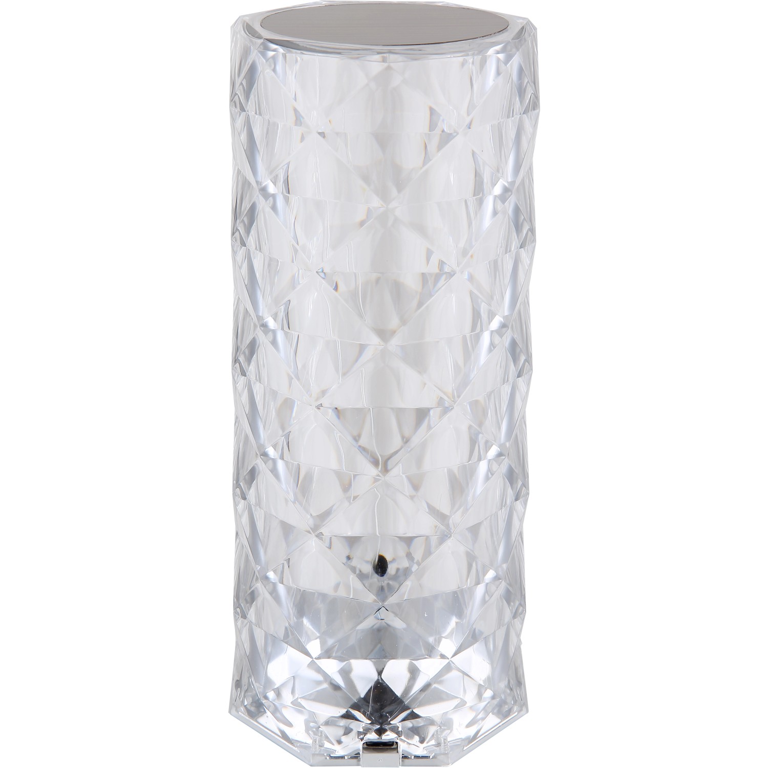 Globo LED-Tischleuchte Kristall, ø 9 cm, 21 cm hoch, für stimmungsvolle Außen-Deko.