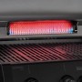 Detailaufnahme des Enders Gasgrills Monroe Pro 3 SIKR Turbo Shadow mit aktivierter Turbo Zone.