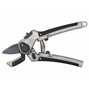 Kent & Stowe Amboss Gartenschere Eversharp mit Antihaftbeschichtung und gummierten Griffen.