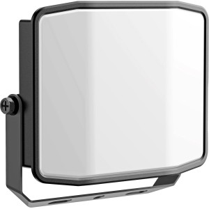 Schwarzer E2 Elektro LED-Strahler, 20W, IP65 für den Außenbereich.